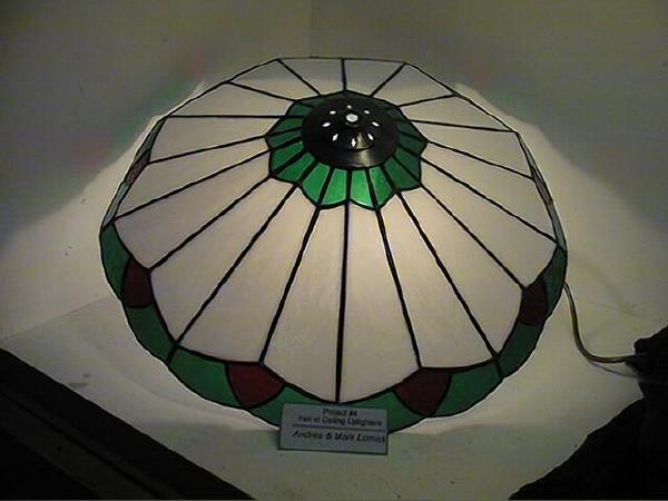 The first of a pair of Ceiling Lamps